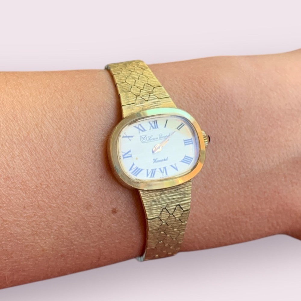 Lucien Piccard Swiss Gold Watch